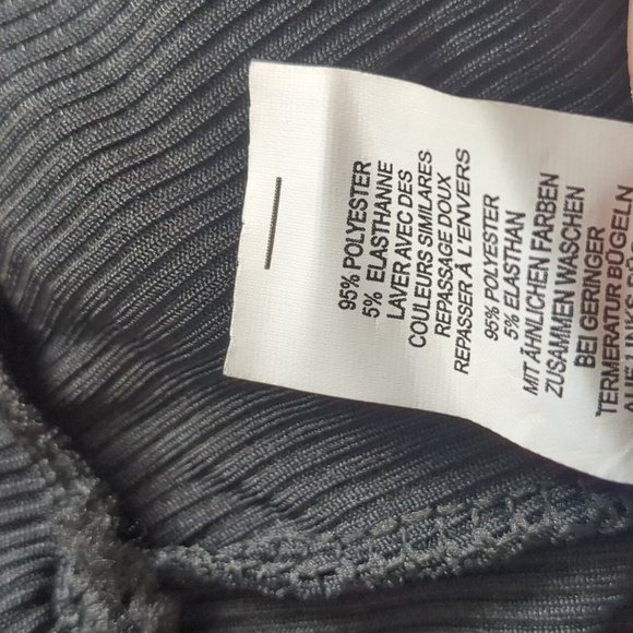 PrettyLittleThing Shape Black Ribbed High Waist Leggings size 10 - Picture 6 of 7